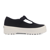 Superga 2541 Mary Jane Alpina Black Full Avorio